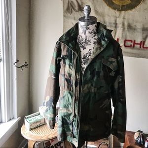 Vintage camo army jacket